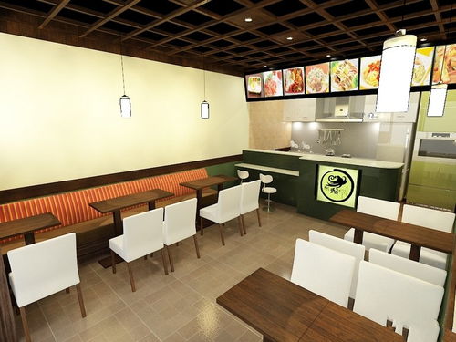 北京奶酪店裝修效果圖