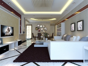 華貿(mào)城100平米普通戶型現(xiàn)代簡約家裝裝修圖片設(shè)計(jì)-北京齊裝網(wǎng)裝修效果圖