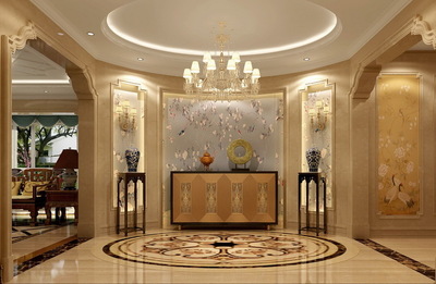 混搭風(fēng)格三居室198㎡20萬_V7九間堂裝修案例-北京手機(jī)房天下家居裝修網(wǎng)